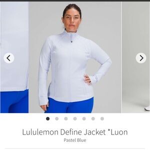 Lululemon Define Jacket *Luon